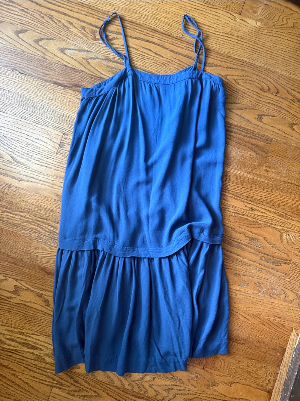 bobi Royal Blue Spaghetti-Strap Mini Dress